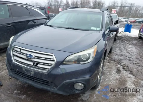 2016 Subaru Outback 2.5I Premium z USA, uszkodzony, nr VIN 4S4BSACC0G3286855